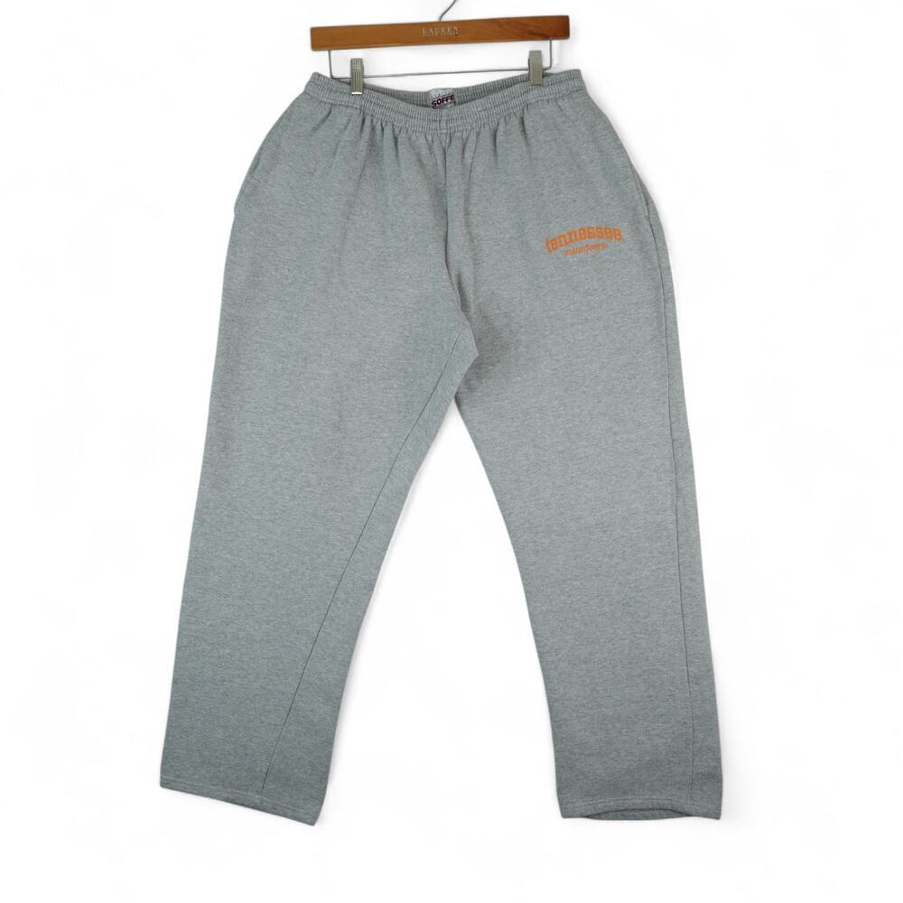 Tennessee Volunteers Sweatpants Mens 2XL Gray Orange Soffe Cotton Blend UT‎